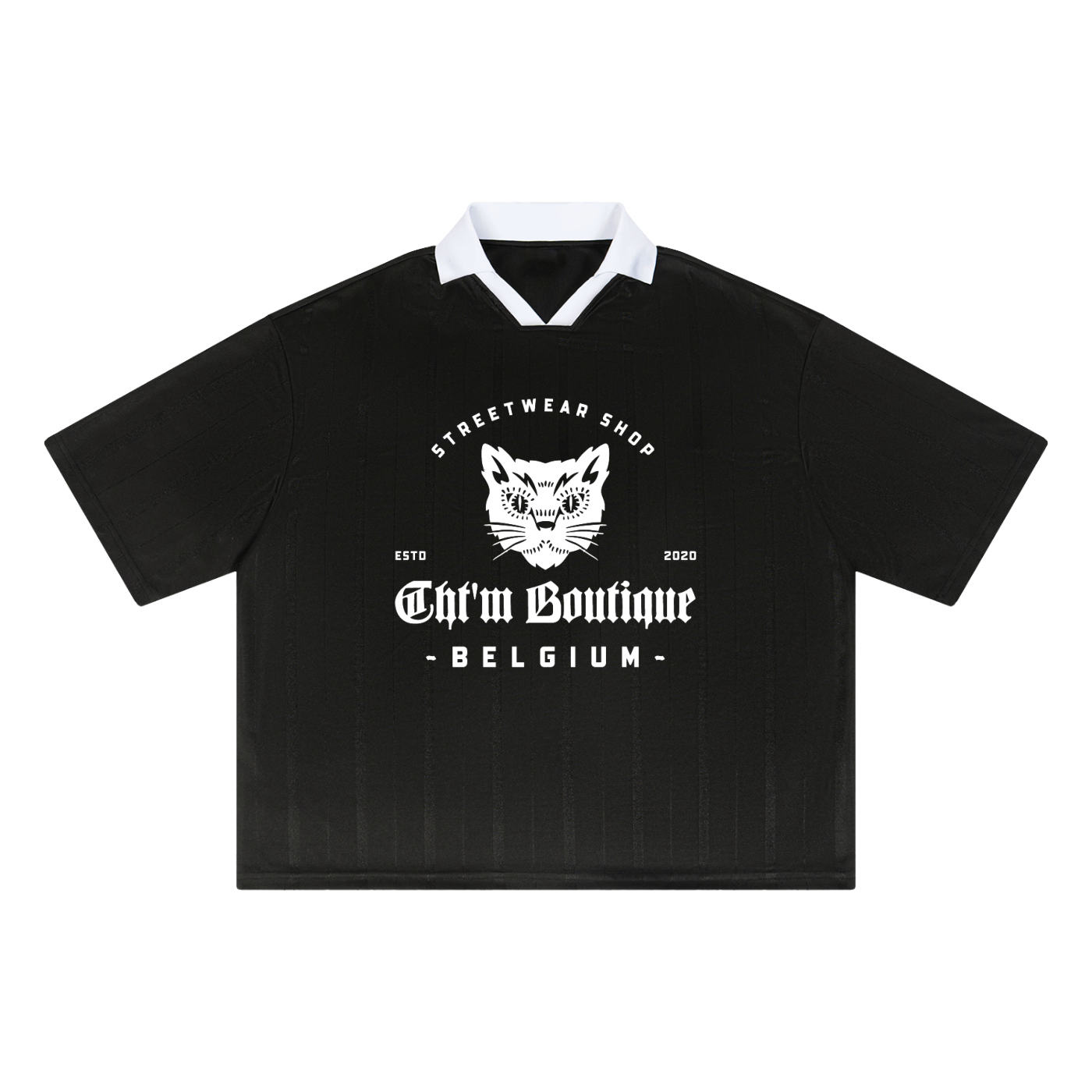 Unisex Striped Boxy Soccer Jersey