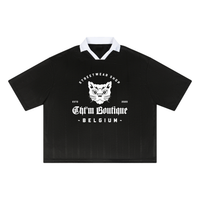 Unisex Striped Boxy Soccer Jersey