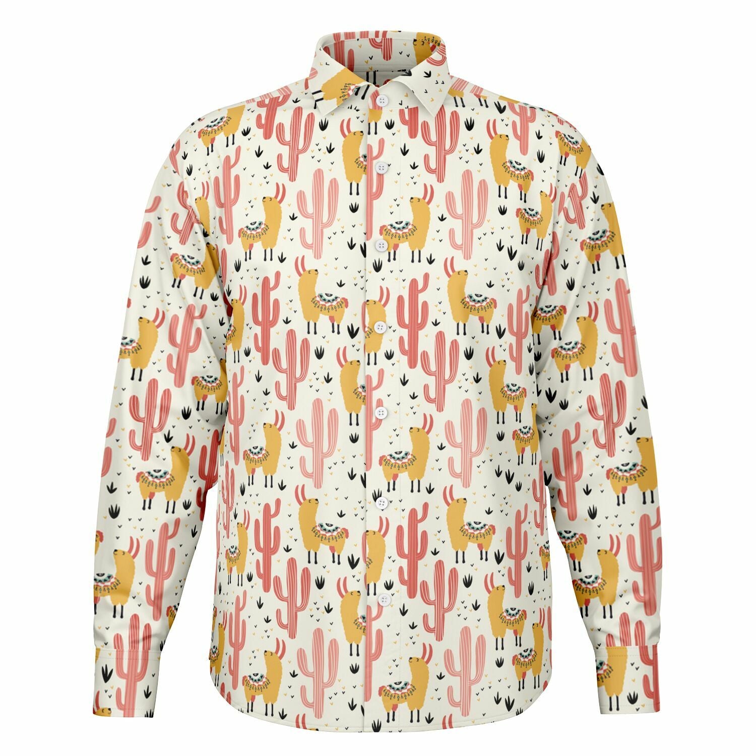 Chemise Homme style cactus - Manches Longues