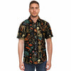 t-shirt homme squelette manches courtes