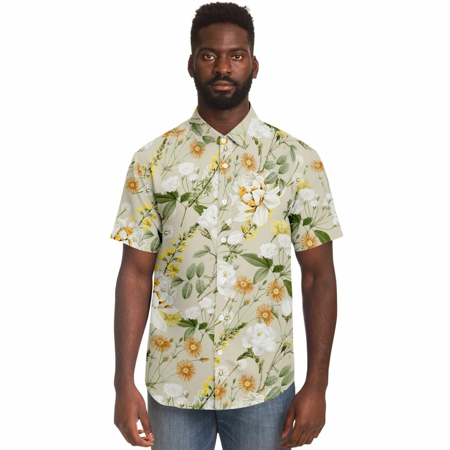 tendance mode homme chemise fleurs