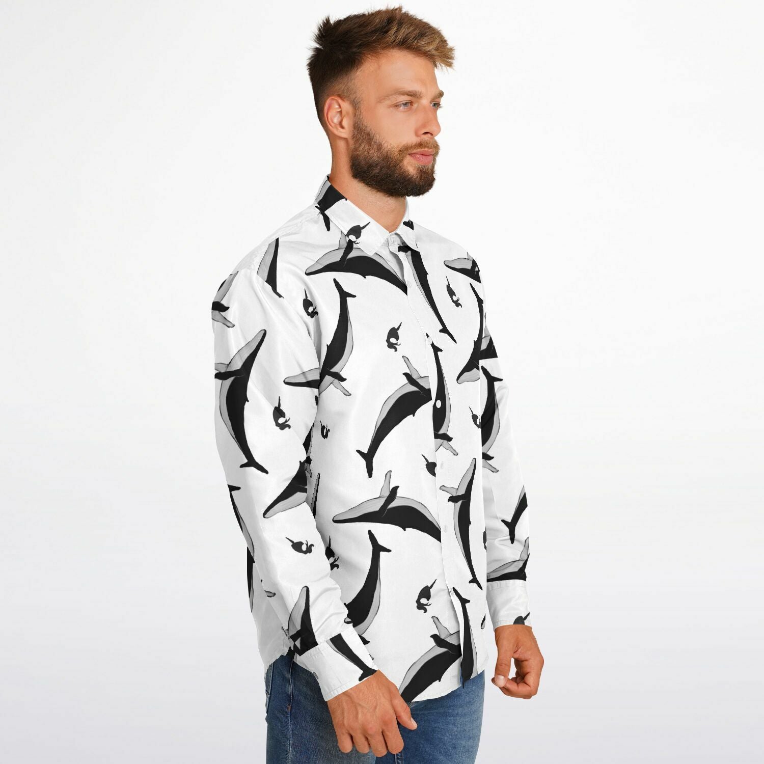 chemise blanche pour homme designed manches longues