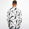 vêtements homme chemise blanche à baleines