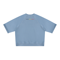 Unisex Vintage Wash Boxy Short Sleeve Sweatshirt