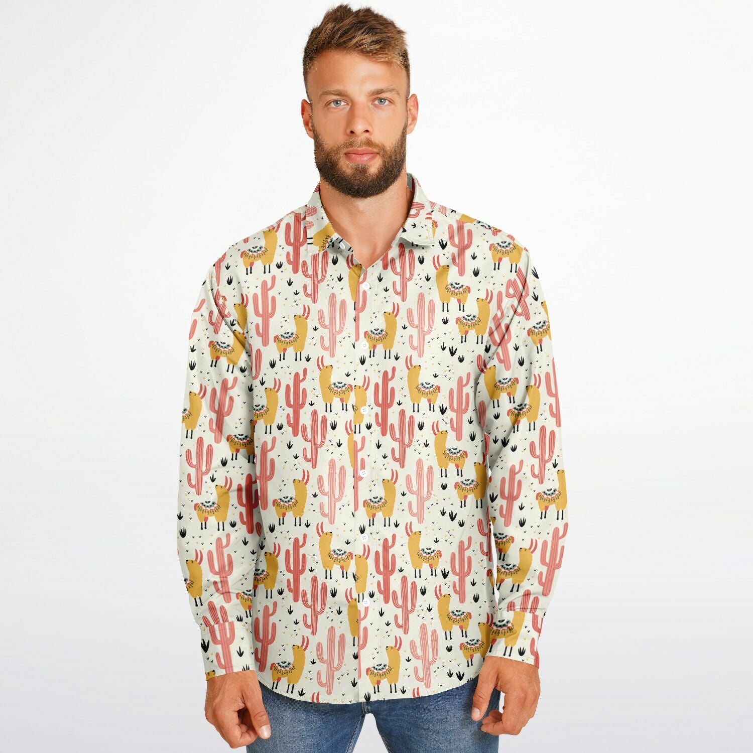 chemise en coton homme style cactus