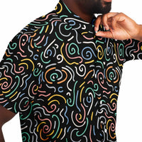 Short Sleeve Button Down Shirt - AOP copy