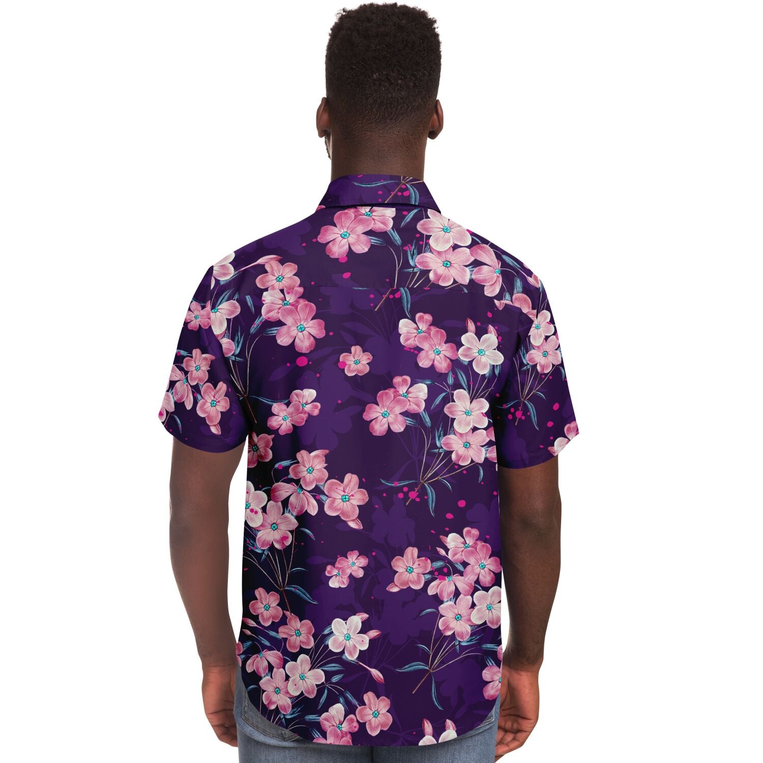 chemise tendance homme à fleurs