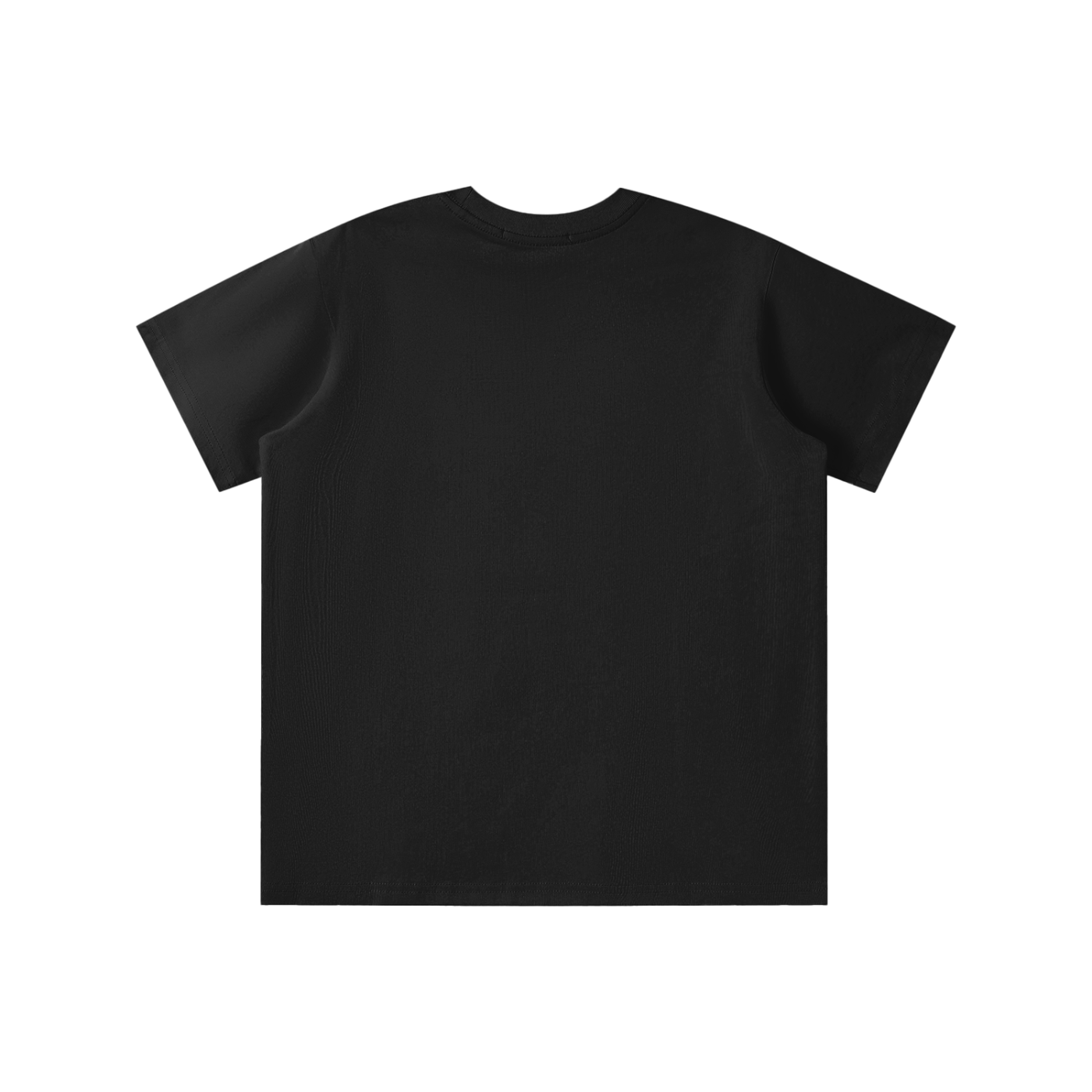 T-shirt oversized enfant Nocturne - imprimé collage manga rouge et noir