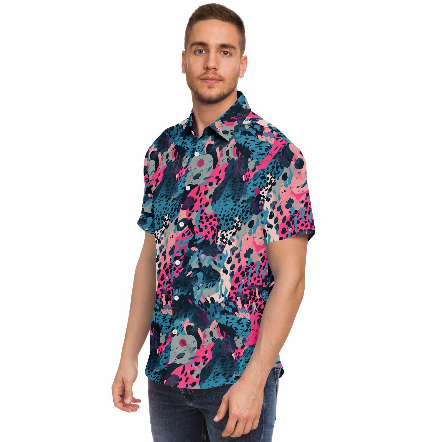 chemise moderne pour homme manches courtes