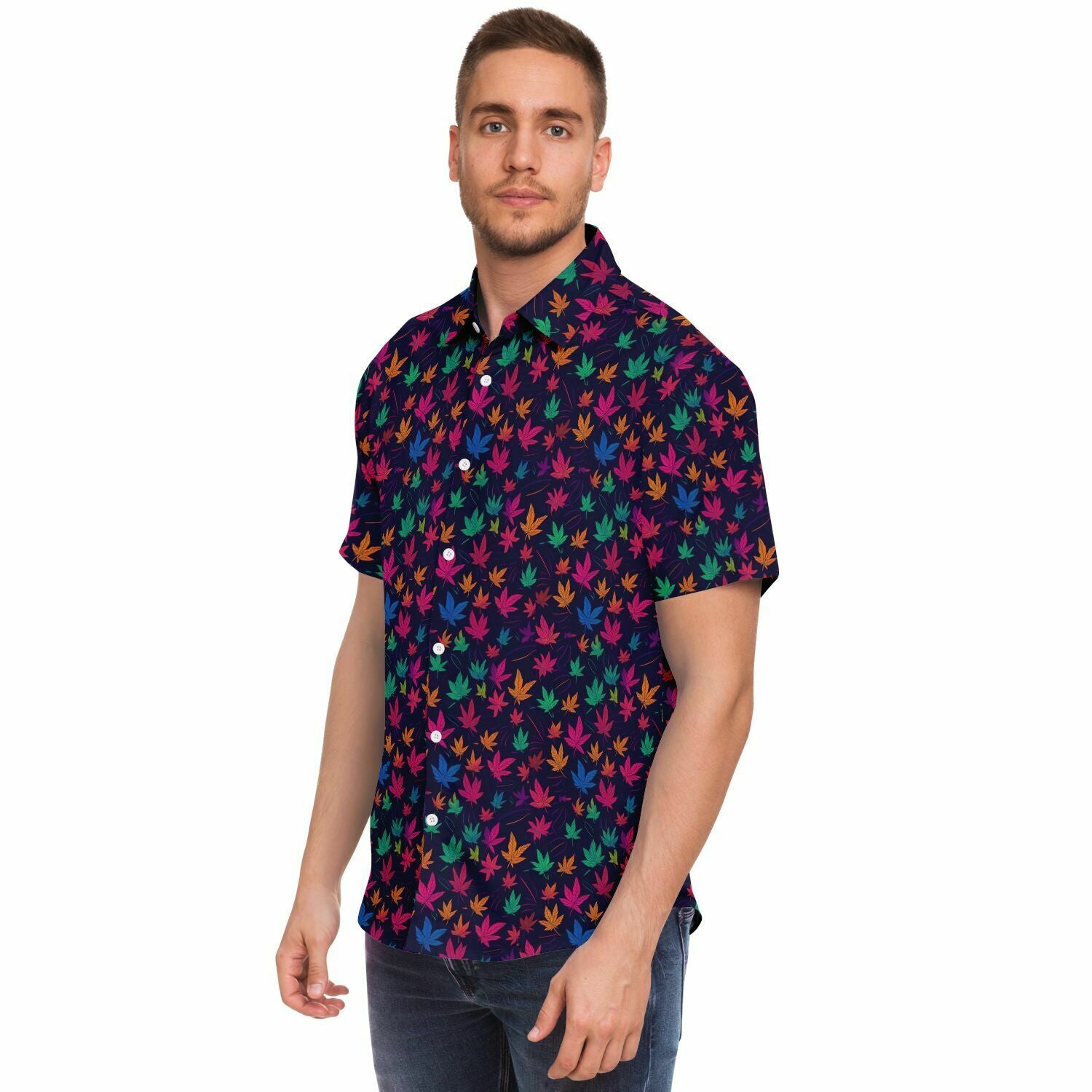 chemise homme décontractée manches courtes