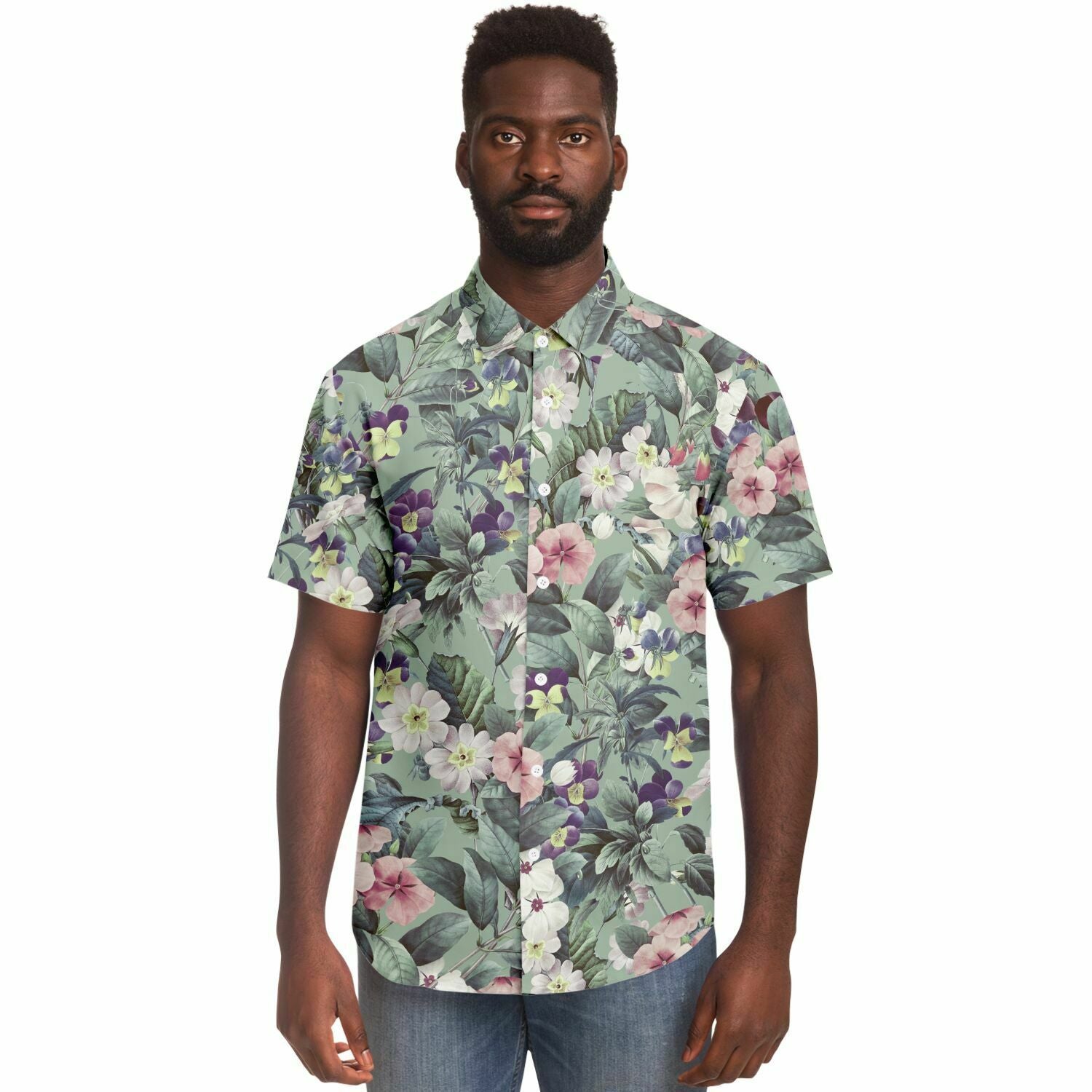 chemise colorée homme à fleurs