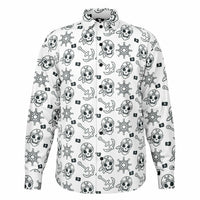 chemise blanche homme à manches longues