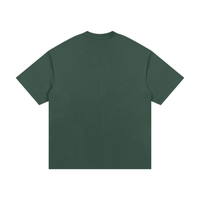 Dos uni du t-shirt oversized vert foncé Impact The World Radically - jersey coton épais non imprimé