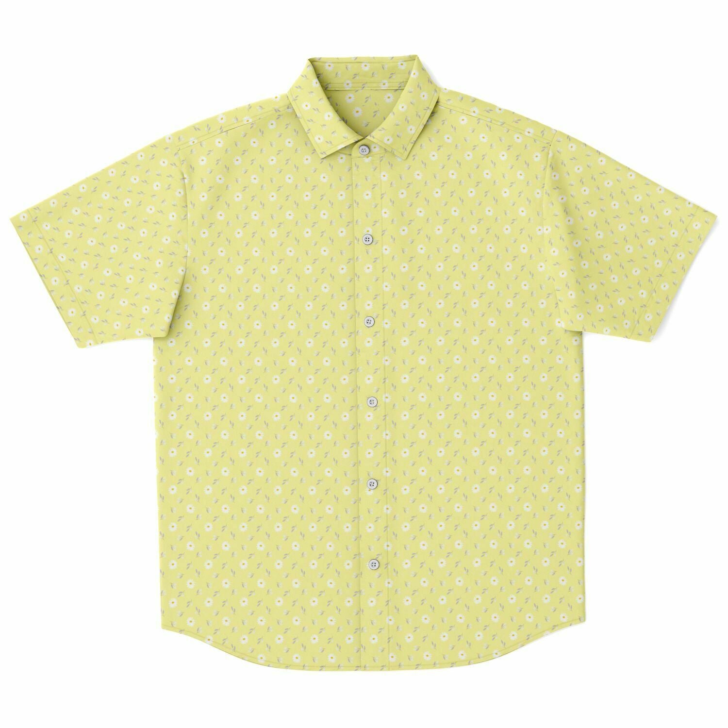 Chemise Homme Manches Courtes À Fleurs
