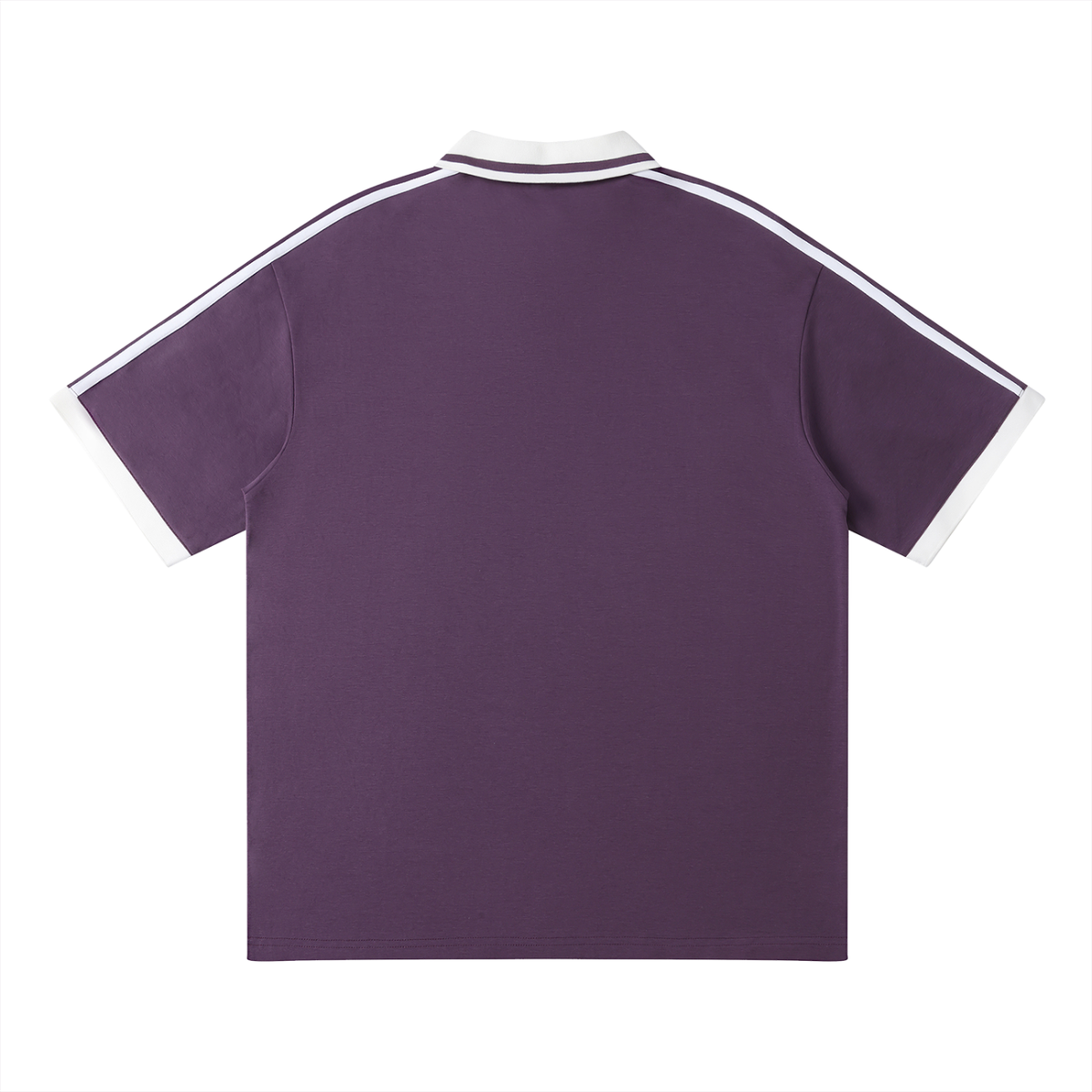 Polo Contrast Piping Noir Original — Streetwear Belge