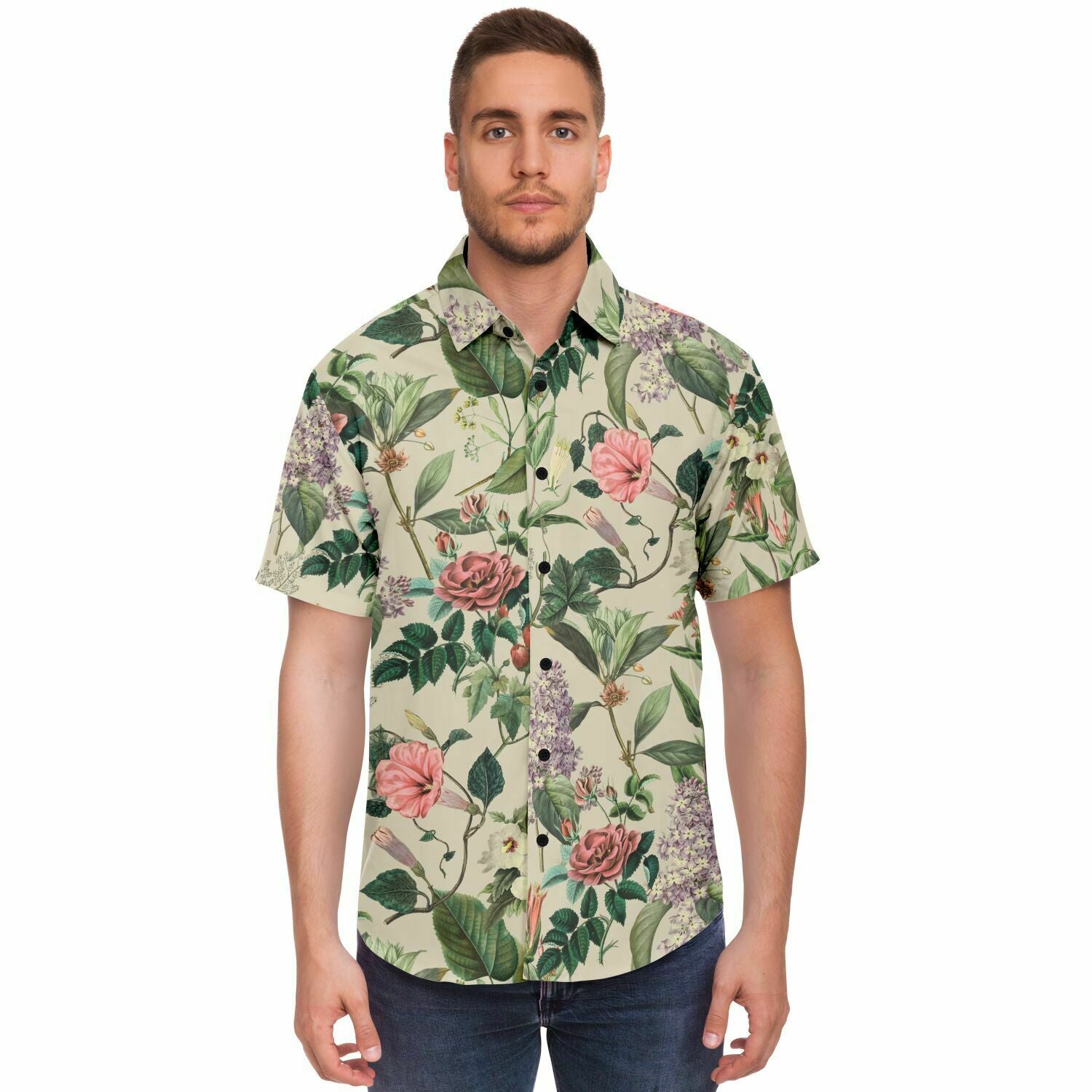 chemise homme imprimé florale