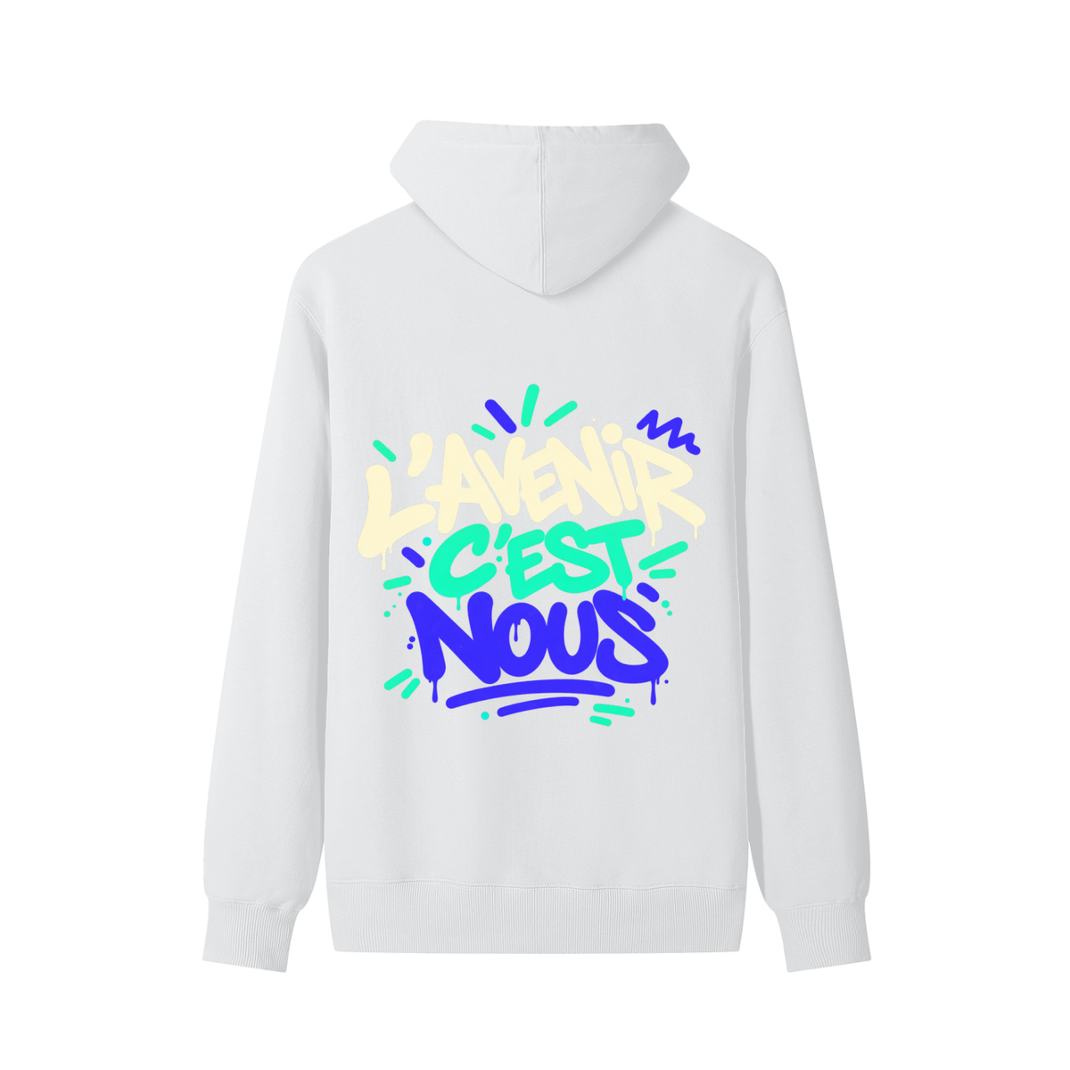 Sweat à capuche Gen Z « L'avenir c'est nous » – 100 % coton