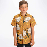 chemise originale pour garçon motifs abeilles