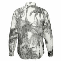 Chemise homme original palmiers manches longues