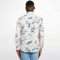CHEMISE HOMME originale stye floral MANCHES LONGUES