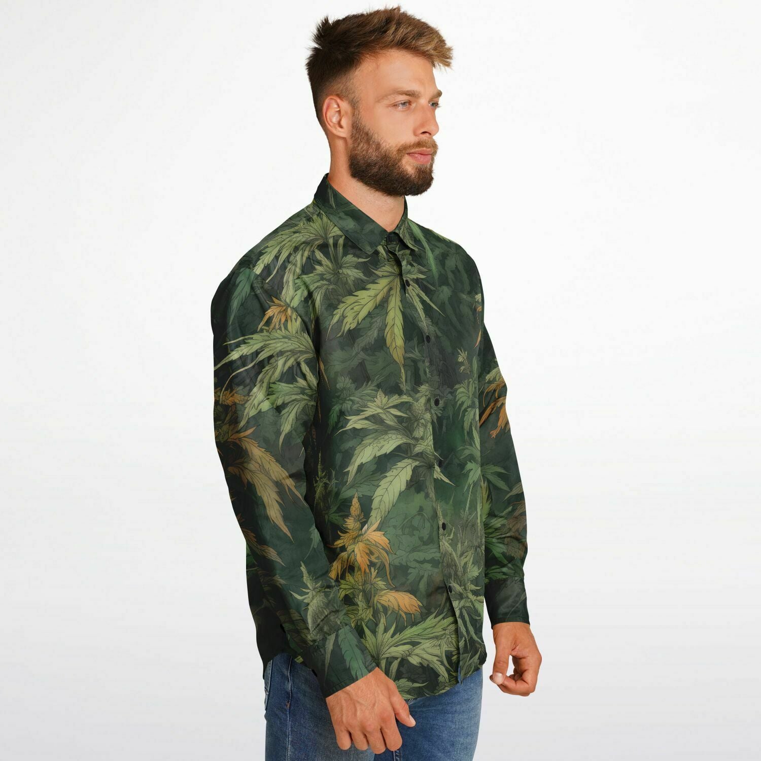 chemise homme originale canna weed