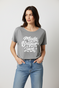 T-shirt femme - MADE IN BELGIUM WITH LOVE