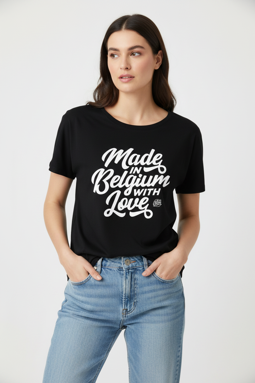 T-shirt femme - MADE IN BELGIUM WITH LOVE