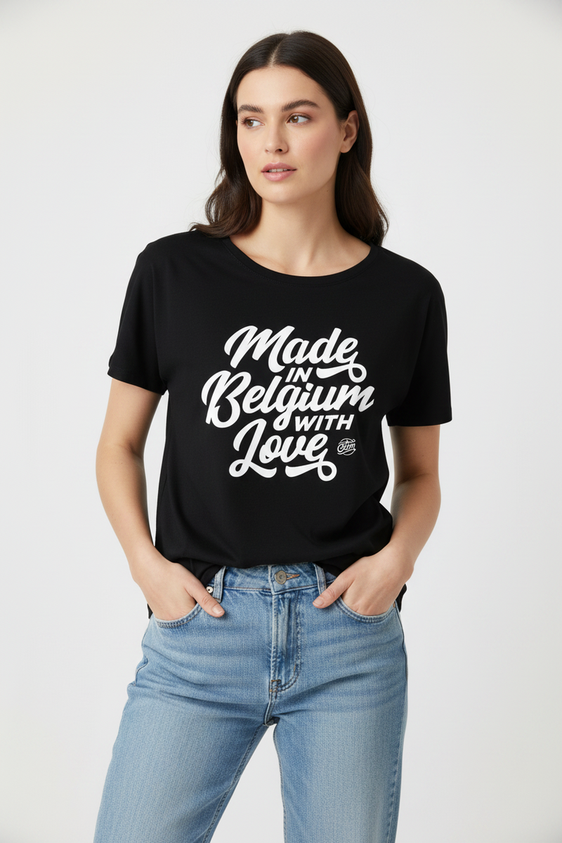 T-shirt femme - MADE IN BELGIUM WITH LOVE