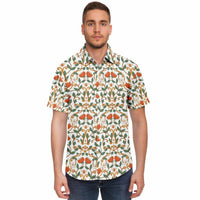 chemise fleurie homme manches courtes