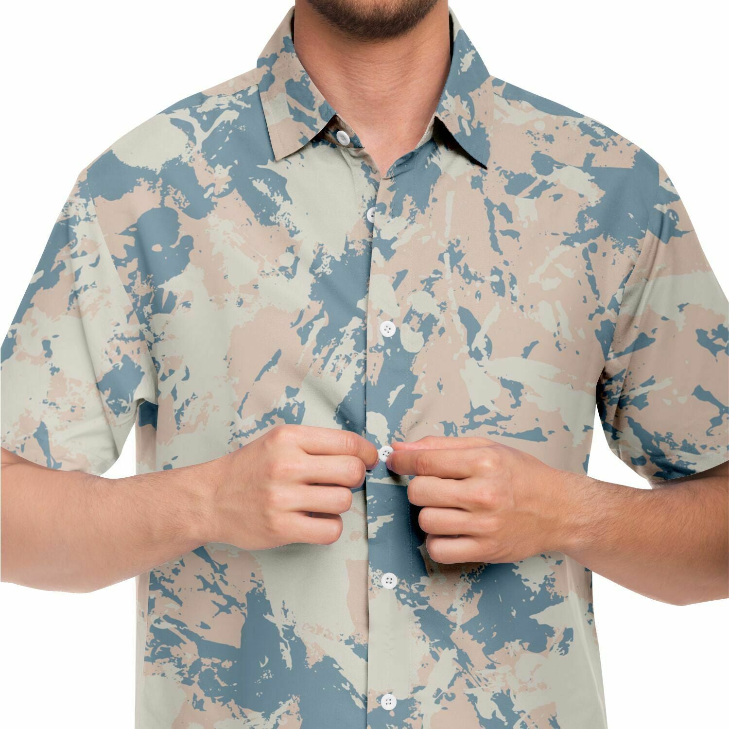 chemise en coton homme manches courtes