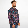 vêtement masculin chemise noir et bleu