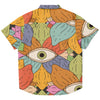 chemise courte garçon design abstract beige