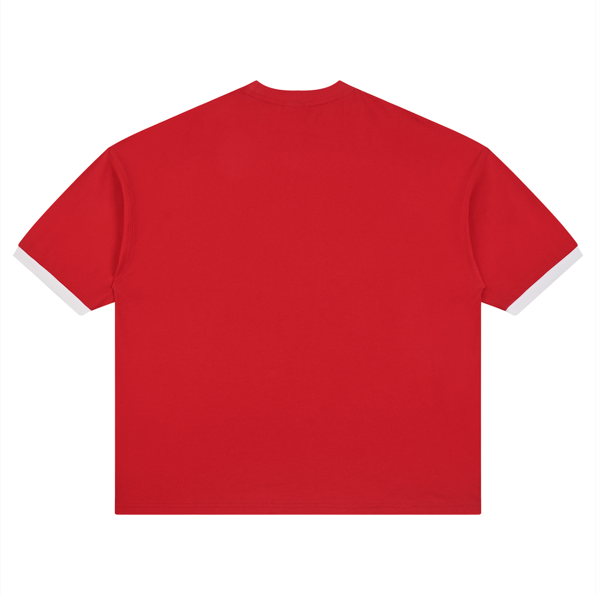 T-shirt Colorblock Épaule Tombante Original Noir — Streetwear Belge