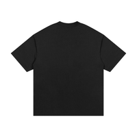 Dos uni du t-shirt oversized noir Impact The World Radically - coton épais 330 g/m2 sans imprimé