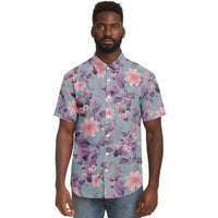 chemise à motifs floraux homme
