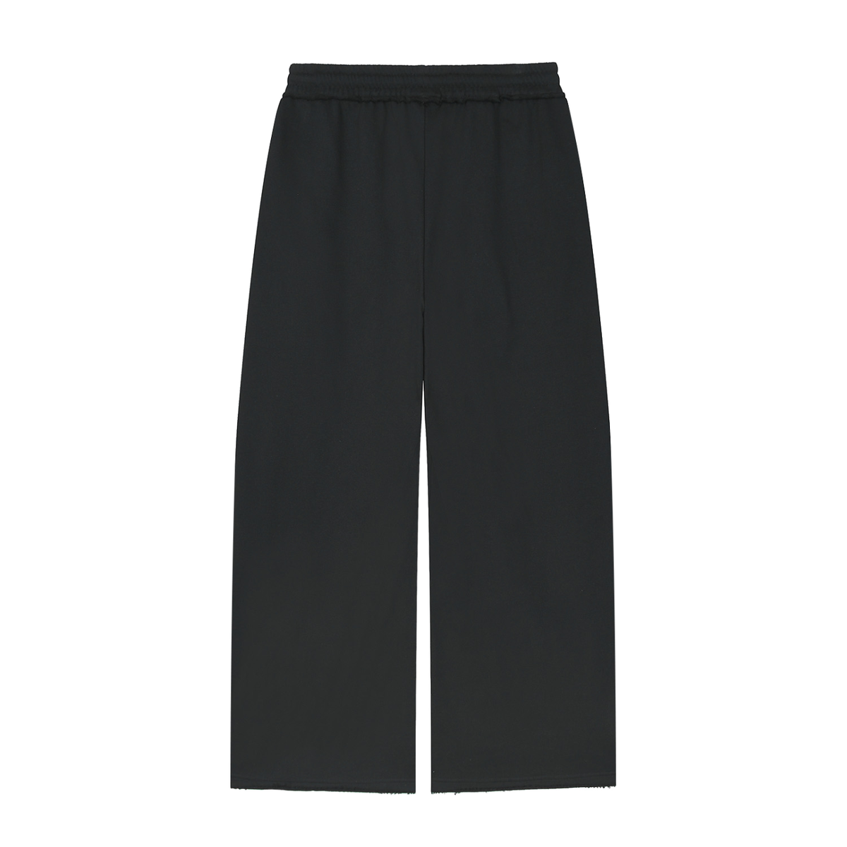 Dos du jogging large femme noir jambe large