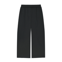 Dos du jogging large femme noir jambe large