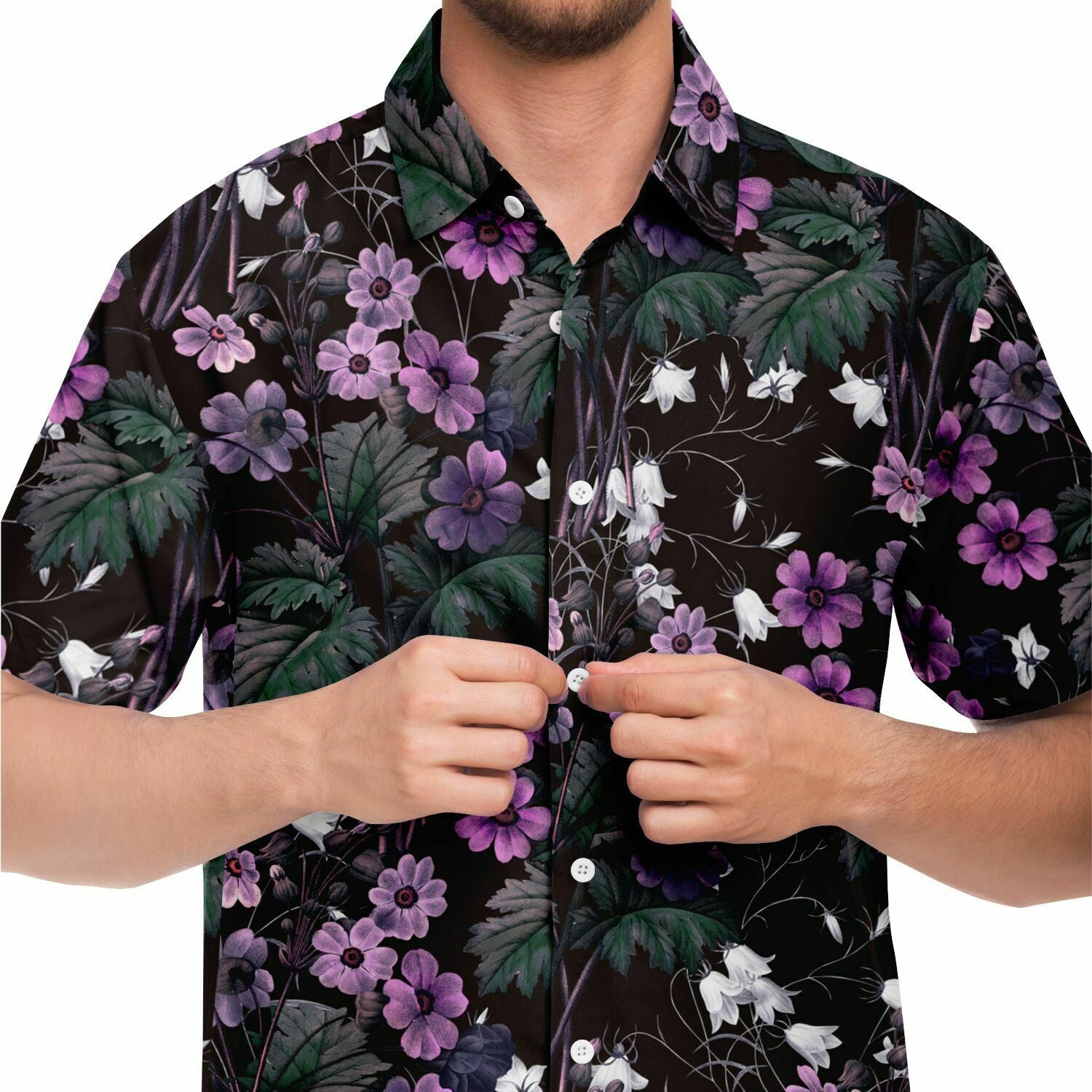 chemise homme colorée à motifs floraux