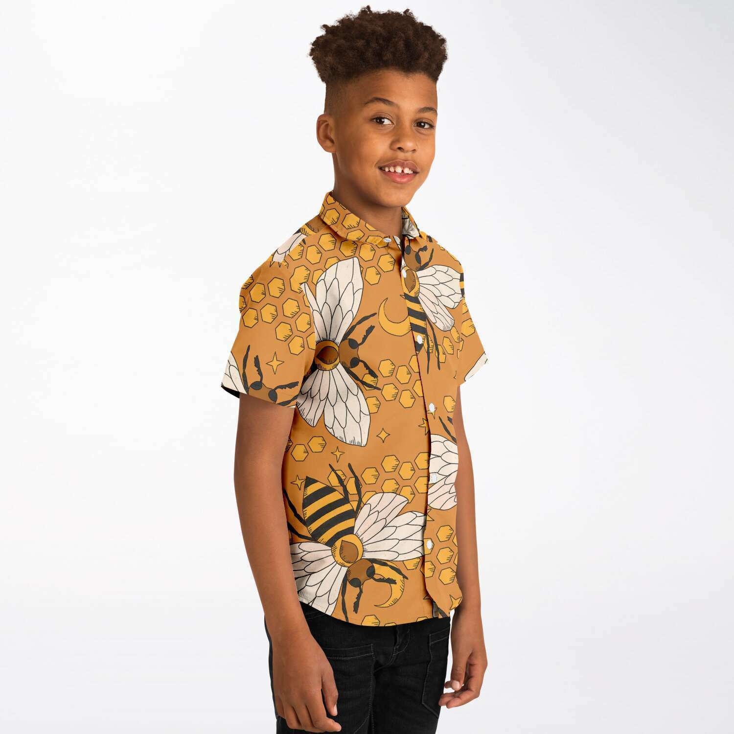 mode enfant chemise à abeilles