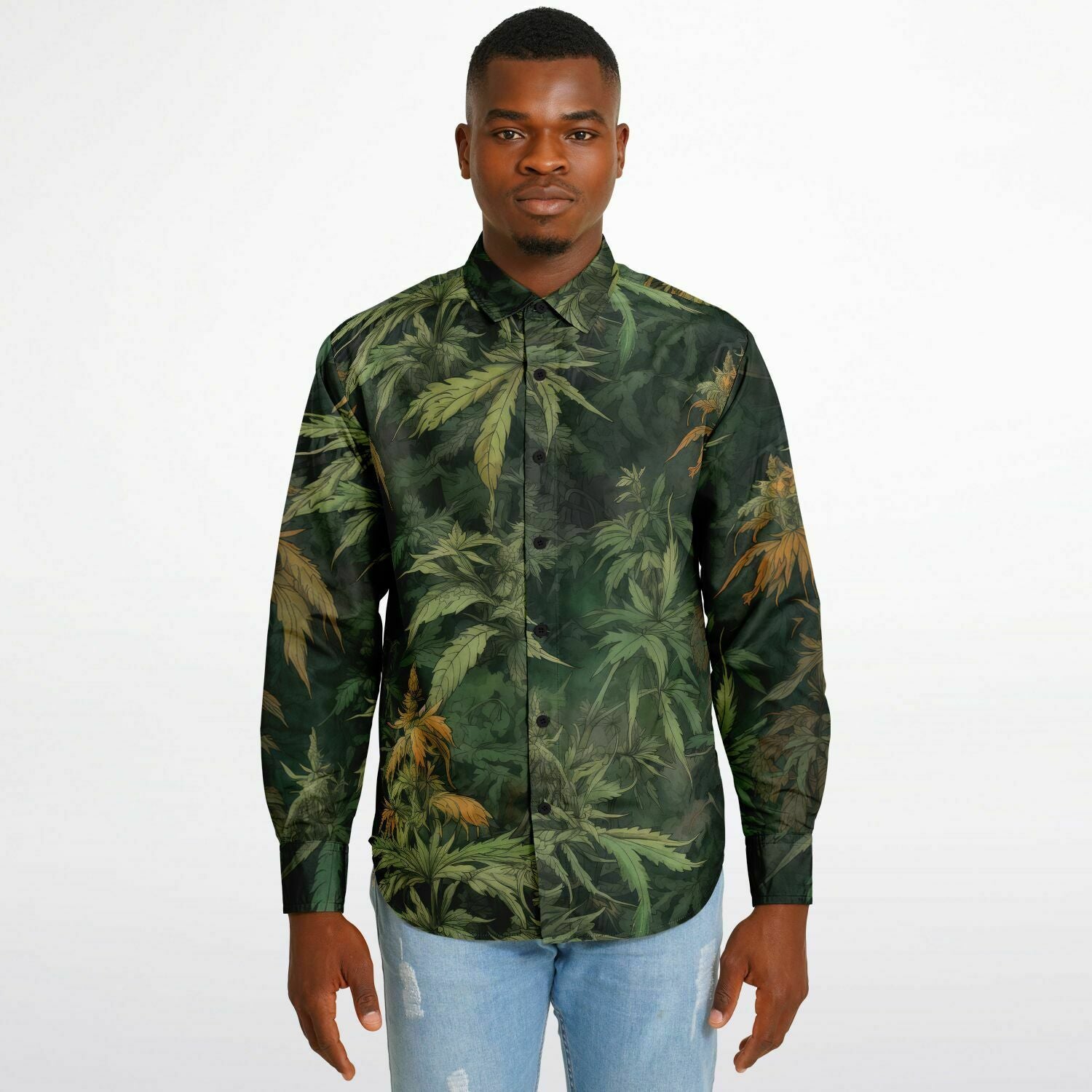 chemise tendance pour homme canna weed