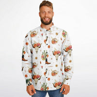 chemise homme style western à manches longues