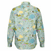 chemise casual homme avec fleurs vert clair