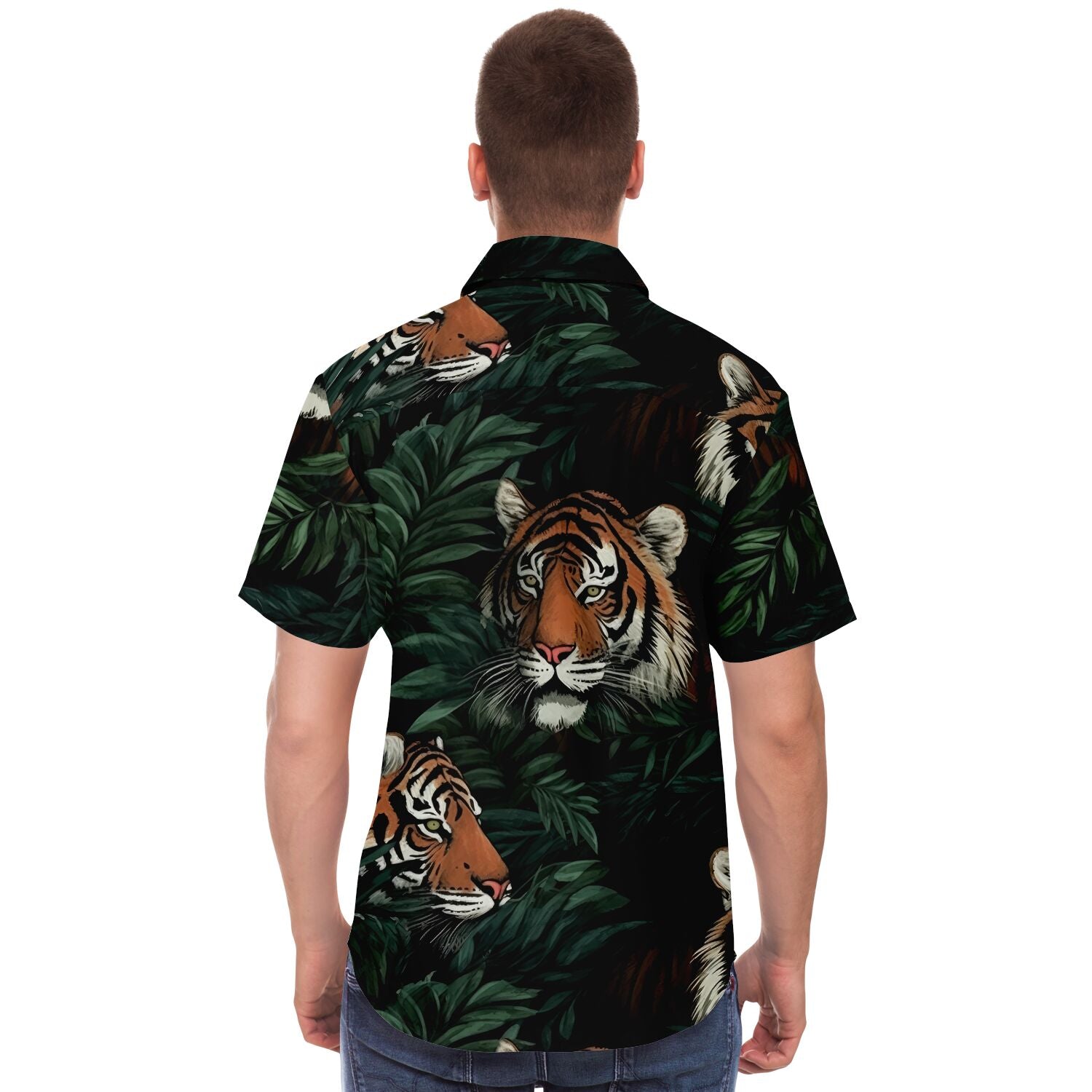 vêtement homme tigre manches courtes