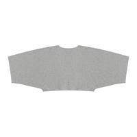 Packshot dos du t-shirt boxy original femme gris chiné