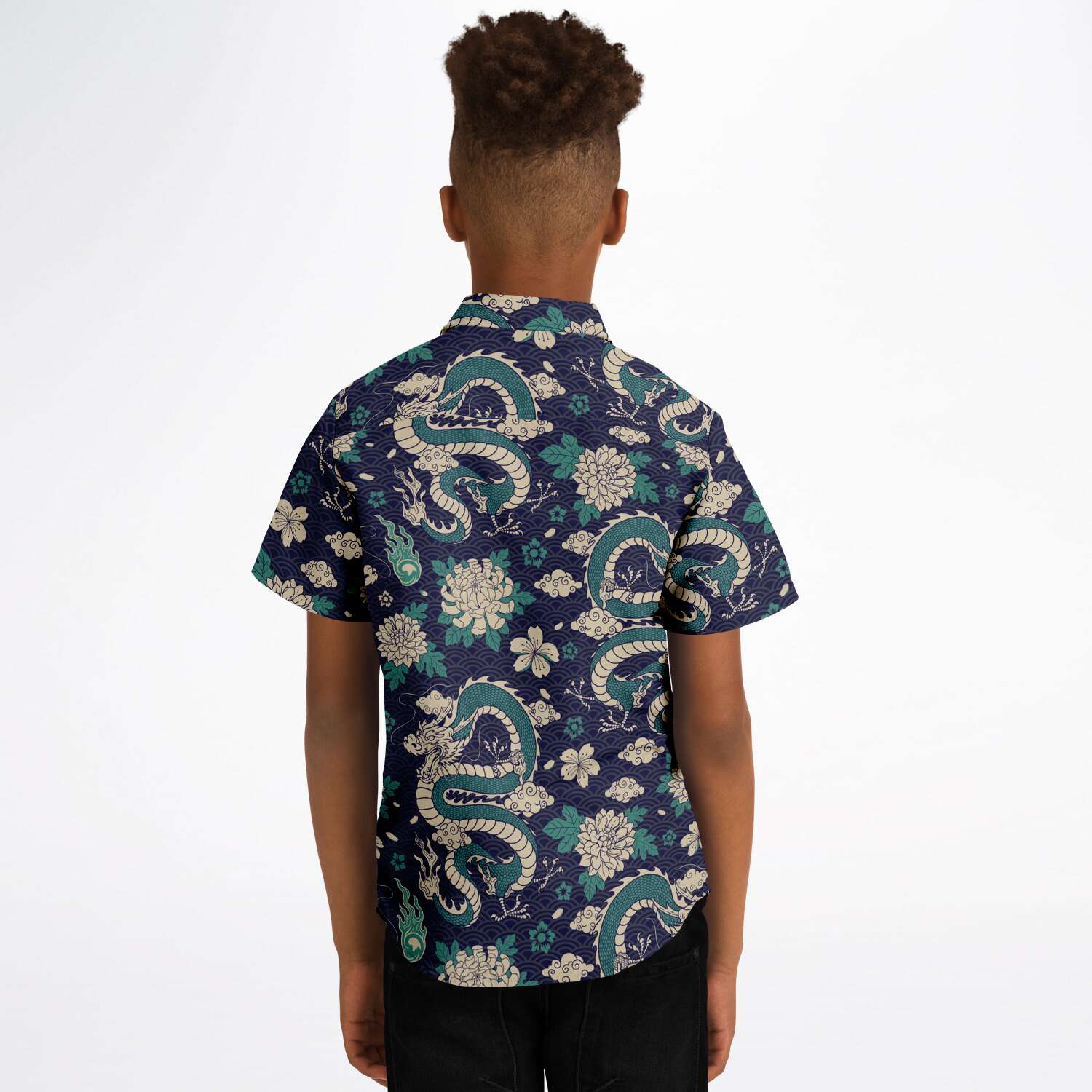 chemise enfant dragon japonais