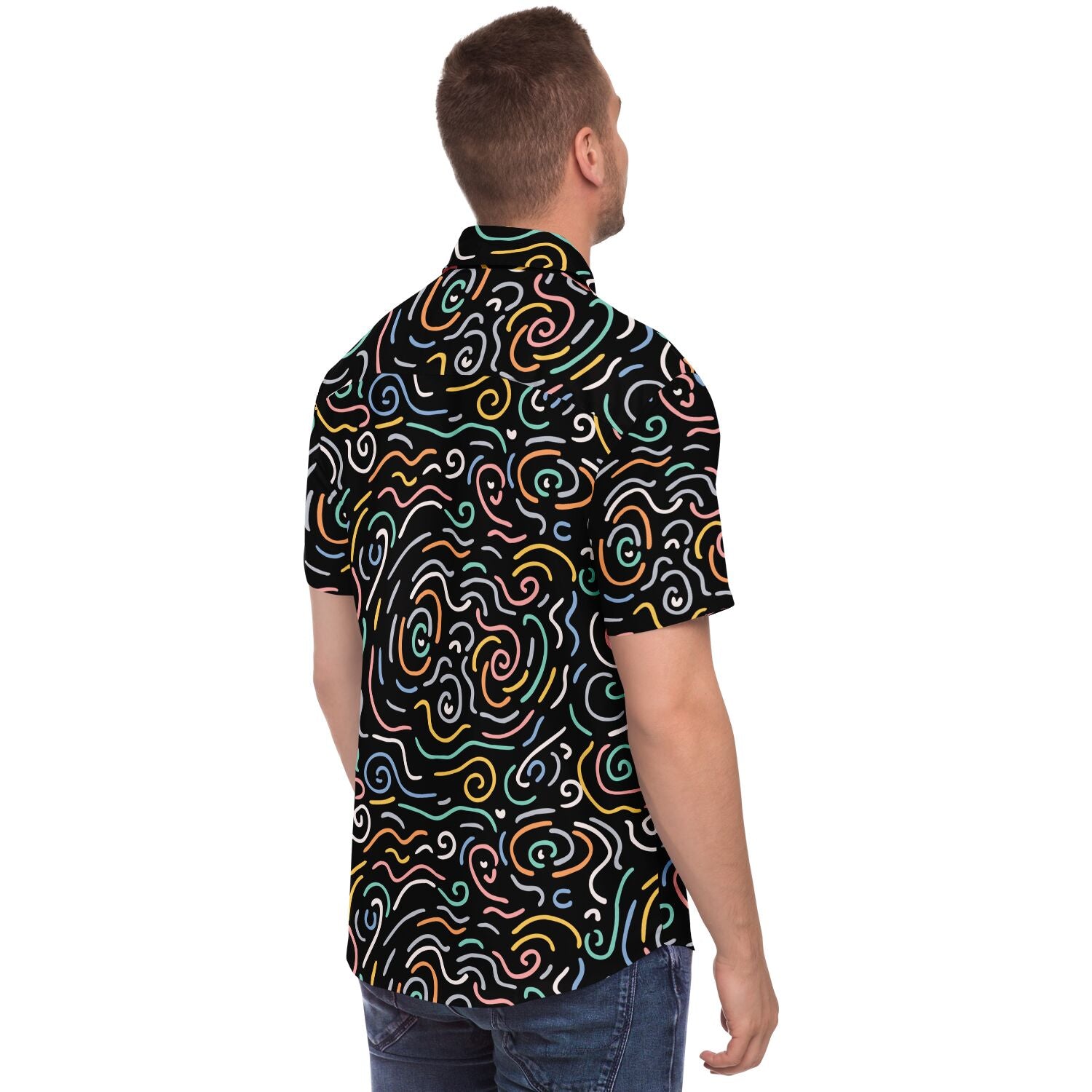 chemise homme manches courtes avec col