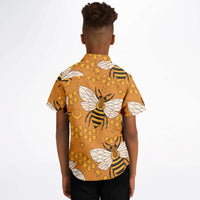 chemise estivale garçon à motifs abeilles