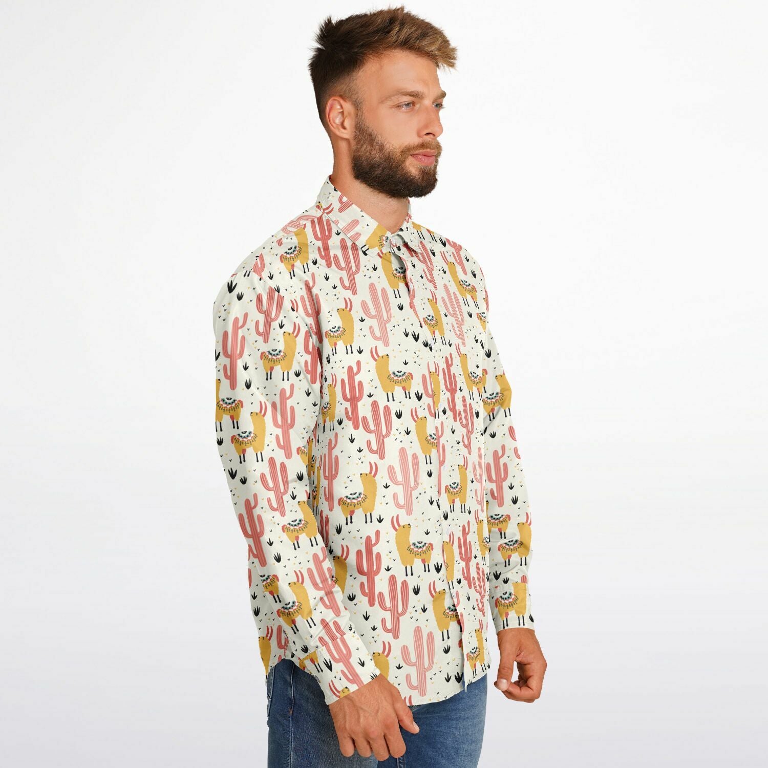 chemise homme moderne motif cactus
