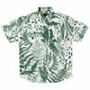 Chemise homme manches courtes à fleurs
