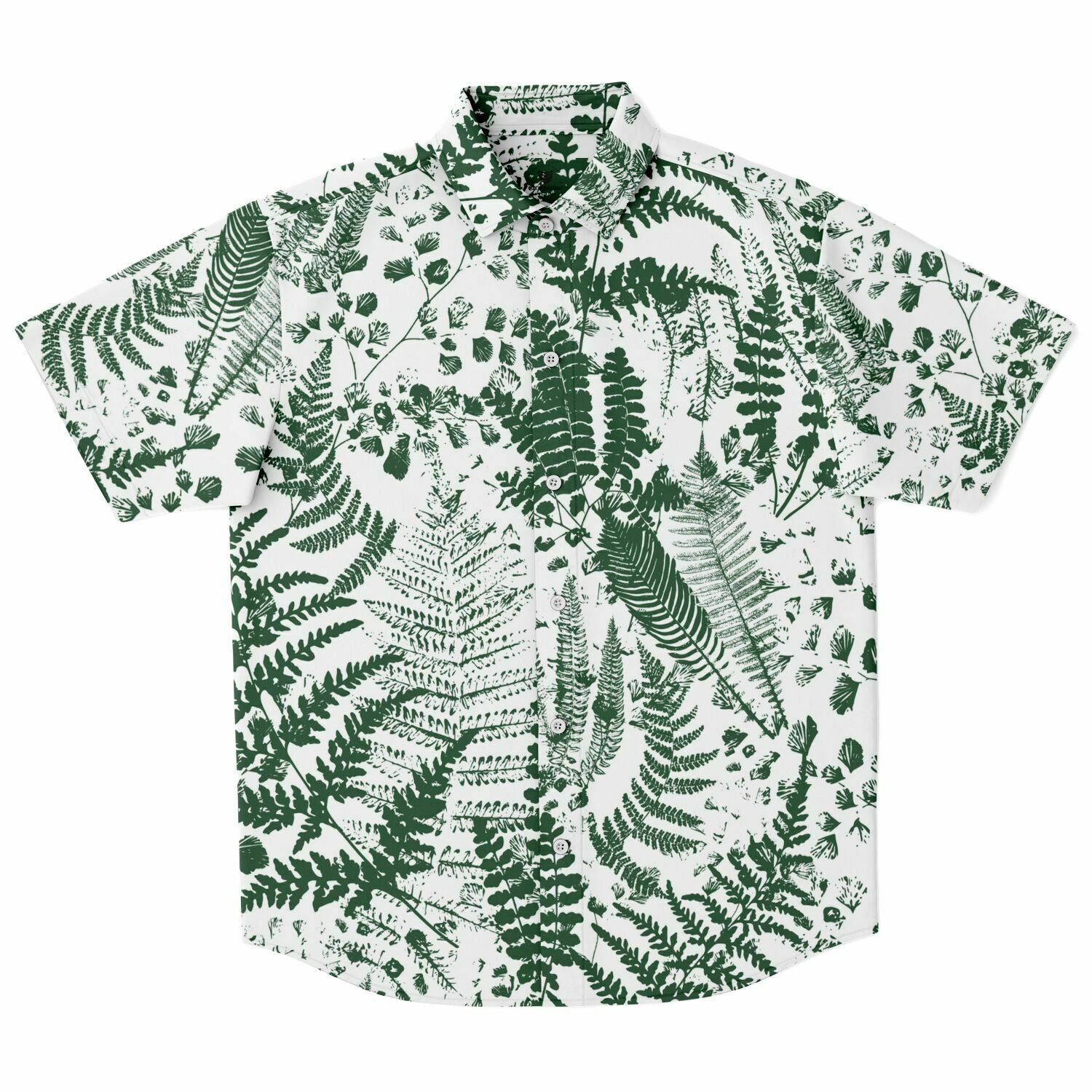 Chemise homme manches courtes à fleurs